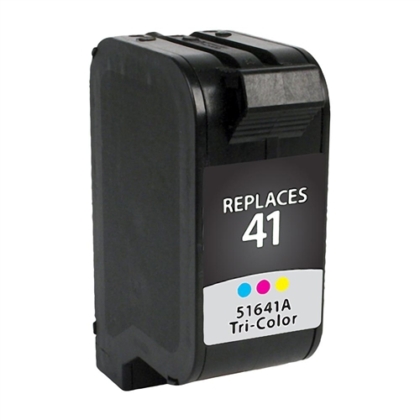 Remanufactured Replacement Tri-Color Ink Cartridge for 51641A / HP 41