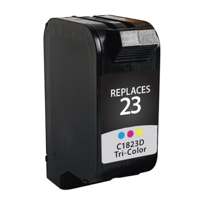 Remanufactured Replacement Tri-Color Ink Cartridge for C1823D / HP 23