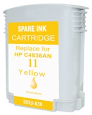 Remanufactured Hewlett Packard (HP) C4838AN / C4838A (HP 11 Yellow) Ink Cartridge