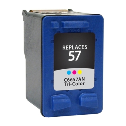 Remanufactured Replacement Tri-Color Ink Cartridge for C6657AN / HP 57