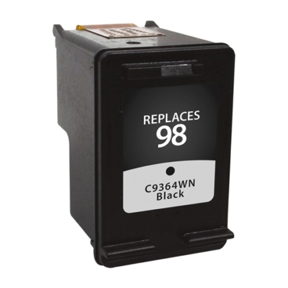 Remanufactured Replacement Black Ink Cartridge for C9364WN / HP 98