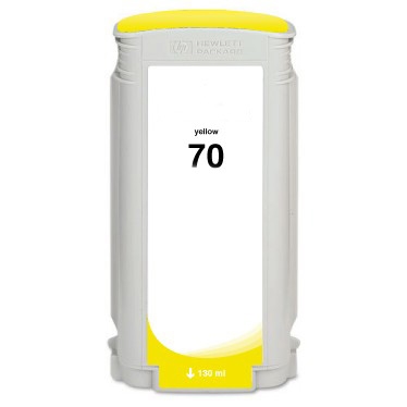 Remanufactured HP C9454A (HP 70) Yellow Ink Cartridge