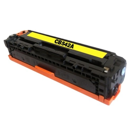 Remanufactured Replacement for Hewlett Packard CB542A (HP 125A) Yellow Laser Toner Cartridge