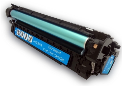 Remanufactured Replacement for Hewlett Packard CE261A (HP 648A) Cyan Laser Toner Cartridge