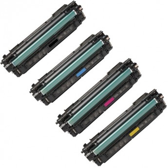 Compatible Replacement for HP 655A (Black, Cyan, Magenta, Yellow) Laser Toner Cartridge Set of 4