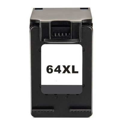 Remanufactured Replacement 64XL High Yield Black Ink Cartridge for HP N9J92AN
