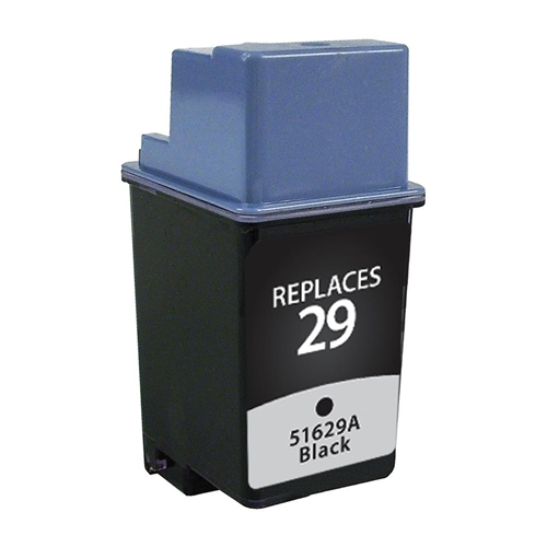 Remanufactured Replacement Black Ink Cartridge for 51629A / HP 29