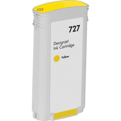 Remanufactured Replacement B3P21A High Yield Yellow Ink Cartridge for HP 727XL