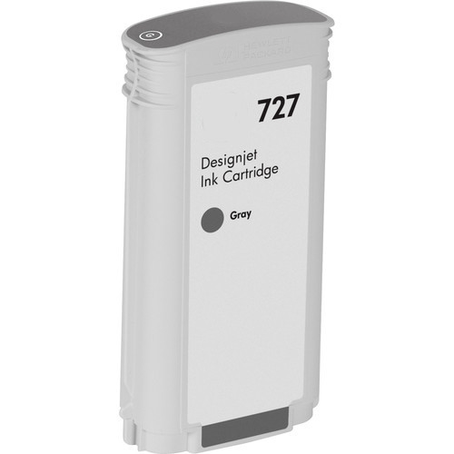 Remanufactured Replacement B3P24A High Yield Gray Ink Cartridge for HP 727XL