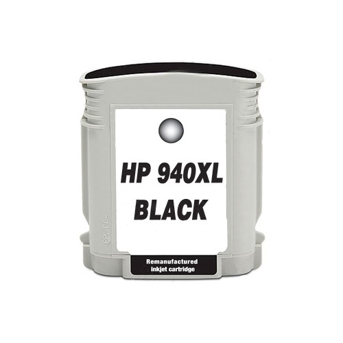Remanufactured Hewlett Packard C4906AN (HP 940XL Black) High Yield Ink Cartridge