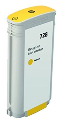 Remanufactured Hewlett Packard (HP) F9J65A (HP 728 Yellow) Ink Cartridge