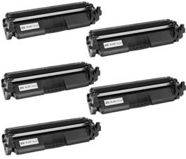 Compatible HP CF230X (HP 30X) Black Toners – Set of 5
